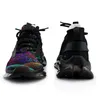 Designer Outdoor-Schuhe Benutzerdefinierte elastische Laufschuhe Partikel-7044919 Schwarz weißes DIY-Muster hinzufügen Ihr Design hinzufügen