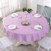 Tafel doek pastoraal pvc ronde tafelkleed plaid cover kerst waterdichte dineren keuken olie-proof protector decoratie