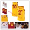 College basketbal draagt ​​heren jeugd basketbal Nick Young Jersey USC Trojans Custom gestikte Brian Scalabrine Demar DeRozan 4 Kevin Porter Jr. 13 Charles Obannon Jr