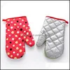 Oven mitts oven wanten bakken duurzaam magnetronbestendige resistent colorf warmte insation bakeware handschoenen wll373 drop levering home tuin dhzmu