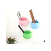 Toothbrush Holders Toothbrush Holder Bathroom Storage Holders Tootaste Wall Mount Sucker Suction Organizer Cup Rack Office Racks Con Dhzbe