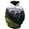 Men's Hoodies Winter And Women's Long-sleeved Anchor Beautiful Scenery 3d Printed Casual