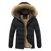 Piumino da uomo Parka invernale Uomo Plus Velluto Caldo Cappotti antivento Giacche militari con cappuccio da uomo Capispalla Soprabito nero kaki blu uomo 221207