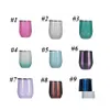 Tumblers Bling Wine Tumblers Drinkware Champagne Glasses Stainless Steel Egg Cups 10 Color Mug Cocktail Beer Tumbler Mini Mugs With Dhyrb