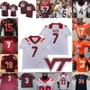 Football Jerseys Custom Virginia Tech Hokies Football Jersey Ryan Willis McClease Conner Damon Hazelton Ashby Belmar Jarrod Hewitt Pollard King