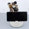 Storage Boxes Useful Makeup Brush Bucket Plastic Pen Holder Multifunctional Multipurpose 360 Degree Rotatable Container Storing