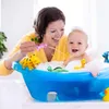 Bébé doux dinosaure jouets de bain pour tout-petit 4 sans moule enfants baignoire piscine jouet flottant presser pour pulvériser animaux amis