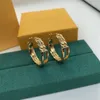 Pendientes de moda para mujer Nuevo diseñador de joyería Pendientes para mujer con diamantes Letras de tejido Pendientes Accesorios para mujer para fiesta D221218P