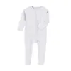 Black Long Sleeve Bodysuit 9 Colors Newborn Rompers Baby Solid Jumpsuits Kids Clothes Boys Infant Girls Plain Knitted Cotton Footies M4260