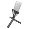 Trípodes SLR Cámara Gimbal Rig Holder Trípode de mano Zapata fría Adaptador de montaje para teléfono Soporte de rotación 360