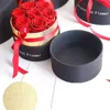 상자에 영원한 장미 상자 세트 로맨틱 발렌타인 데이 선물이있는 진짜 장미 꽃