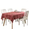 テーブルクロスヨーロッパラグジュアリーポリエステルジャクアードカバーエルスクエアファブリックテーブルクロス長方形の結婚式の装飾のためのテーブル