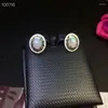 Studörhängen kjjeaxcmy fina smycken 925 Pure Silver Embedded Natural Opal Female Support Test