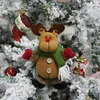 Juldekorationer Plush Doll Ornament Santa Snowman Elk Tree Pendant Hanging Decor Xmas Decoration Navidad