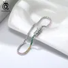 Łańcuch Rinntin 925 Bracelety tenisowe srebrne dla kobiet 2 mm 3 mm 3mm 4mm Cubic Cricon Bransoletowa biżuteria Hurtowa impreza Prezent SB94 221207