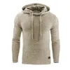 Herrtr￶jor 2022 m￤n varum￤rke solid mens pl￤d huva tr￶ja manlig hoodie tr￤ning svettrock avslappnad sportkl￤der m-4xl droppe