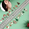 Kerstdecoraties Leveringen Ketting Decoratie Craft maken MAKEN Charms Email Hanger Earring Diy Sieraden