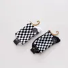 Chaussettes pour hommes noir et blanc boîte d'échecs Harajuku vent coton décontracté sport rue Skateboard bas