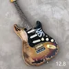 Lvybest SRV Handmade Cultural Relic Electric Guitar Alder Body Maple Neck Pure Retro Natural Color Neck And Inlay