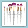 Other Household Sundries Sundries 7Pcs/Set Powder Foundation Eyeshadow Contour Highlight Blending Cosmetic Brush Makeup Brushes Set Dhaog