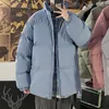 Męskie Parkas Mens HARAJUKU Kolorowa bąbelka ciepła płaszcz zimowa kurtka męska streetwear hip hop parka koreańska czarna zagęszcza kurtki m5xl 221208