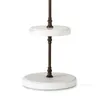 Bordslampor Bristol Retro Style Marble Tray American Tea Break Lamp