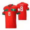 8 Onahi 23-24 Morocco Soccer Jersys National Thai Quality Jersey Belhanda 10 Boufal 9 Ziyech 7 Benatia 5 Boutaib Kingcaps 14 Harit Dhgate Customized