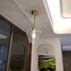 Chandeliers Modern Glass Loft Chandelier Lighting Nordic LED Home Bedroom Light Fixtures Creative Restaurant Ceiling