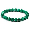 Catena AAAAA Bracciale in malachite naturale Gioielli da donna Pietra Stretch Coppia per uomo Gem Beads s 221207