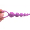 Sex toy Dildo Heart beads Soft Anal Plug anus Toys Silicone G-Spot Stimulating Butt Plugs Adult Couple y