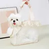 Dog Car Seat Covers Cat Carrier Bag Portable Tote Pet Travel Breathable Puppy For Small Animals