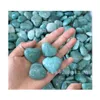 Arts Et Artisanat En Gros 5 Pcs Bleu Amazonite Pierre Coeur Cristal Fabrication De Bijoux De Mariage Retour Cadeau Guérison 619 S2 Drop Delivery Ho Dhgwj