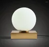 Table Lamps Nordic Creative Simple Glass Lampshade Spherical Small Lamp Bedroom Bedside A001 E14.