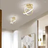 Luzes de teto Lâmpada de corredor Lâmpada Nórdica Simple moderna sala de estar de estar varanda quartel hallway varanda pequena lam