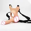 Sex Toy Dildo Strap-on 3 Size Wearable Massager Penis Dubbele penetratie voor paren S Lesbian Cock Gay Adult Games Butt Plug Toys