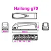 Elektrikli Bisiklet Hailong G70 Ebike Pil Paketi 48V 12.5AH 15AH 16AH 17.5AH Köpekbalığı Pilleri 350W 500W 750W 1000W Motor Kiti
