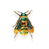 Broches XM016 Cartoon goutte à goutte huile personnalité Animal abeille insecte métal broche broche bijoux en gros