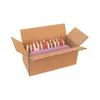 Gift Wrap 20pcs Brown Corrugated Paper Box Sunglasses Glasses Packing Business Express Carton Mailer