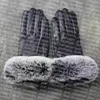 Skórzane rękawiczki jagnięciny sprzedawane z pudełkiem wysokiej jakości rękawiczki zimowe