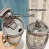 給油600ml 750ml 900mlステンレススチールコーヒーカップサーマルバキュームマグノンズスリップリークプルーフサー​​モス断熱ミルクティーウォーターBottl3109