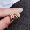 Moda Queen Bee Ear studs Brincos Animal Gancho Brinco CZ Feminino Charme Nupcial Casamento Jóias Presente