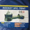 Toy Tents Kids Play Castle Children's 3 in 1 spaceship spaceip Space Yurt Game House Rocket Ship Ocean Ball Pool 221208