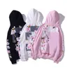 Modemarke Designer Hoodies Herumn Offs Meichao Cherry Blume Lose lässige Kapuze -Pullover Herren- und Frauen -Schichten979vf979vf