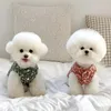 Vêtements pour chiens Impression Coton Manteaux Mignon Chaud Hiver Chiens Vêtements Veste Pour Chiot Petit Moyen Pas Écharpe Chihuahua Vêtements