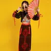 Etniczny styl odzieży hip-hopowy garnitur chłopięcy chińskie modne ubrania dla dzieci pokaż dziewczyny Jazz taniec uliczny kostiumy na wybiegu praktyka