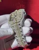 Ekskluzywne niestandardowe limitowana edycja męska obserwuj węglową krzemionkę Diamond Inklaid Sapphire Glass ETA Mechanical Movement Oryginalne pudełko i papier