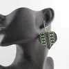 Boucles d'oreilles créoles Est africain mignon joli clou en forme de coeur peut mélanger les couleurs