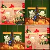 Kerstdecoraties huishouden kerst themalamp snaar kerstman patroon led familie indoor decoreer energiebesparende 3D gekleurde dhni6