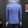 Herrdräkter Ankomst Casual Blazers för män Elegant elegant bröllopsdräkt Homme Terno Masculino 5xl Big Size Prom Blazer Hombre XZ009