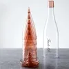 Flacons de hanche 5pcs voyage portable verre de champagne ensemble boisson froide tasse de jus transparent en plastique rouge vin gobelet fête d'anniversaire